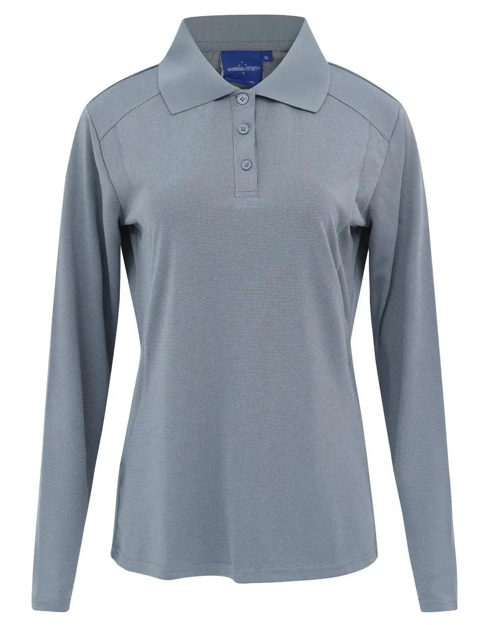 Women's Bamboo Charcoal Eco Fabric Long Sleeve Polo PS90 Winning Spirit